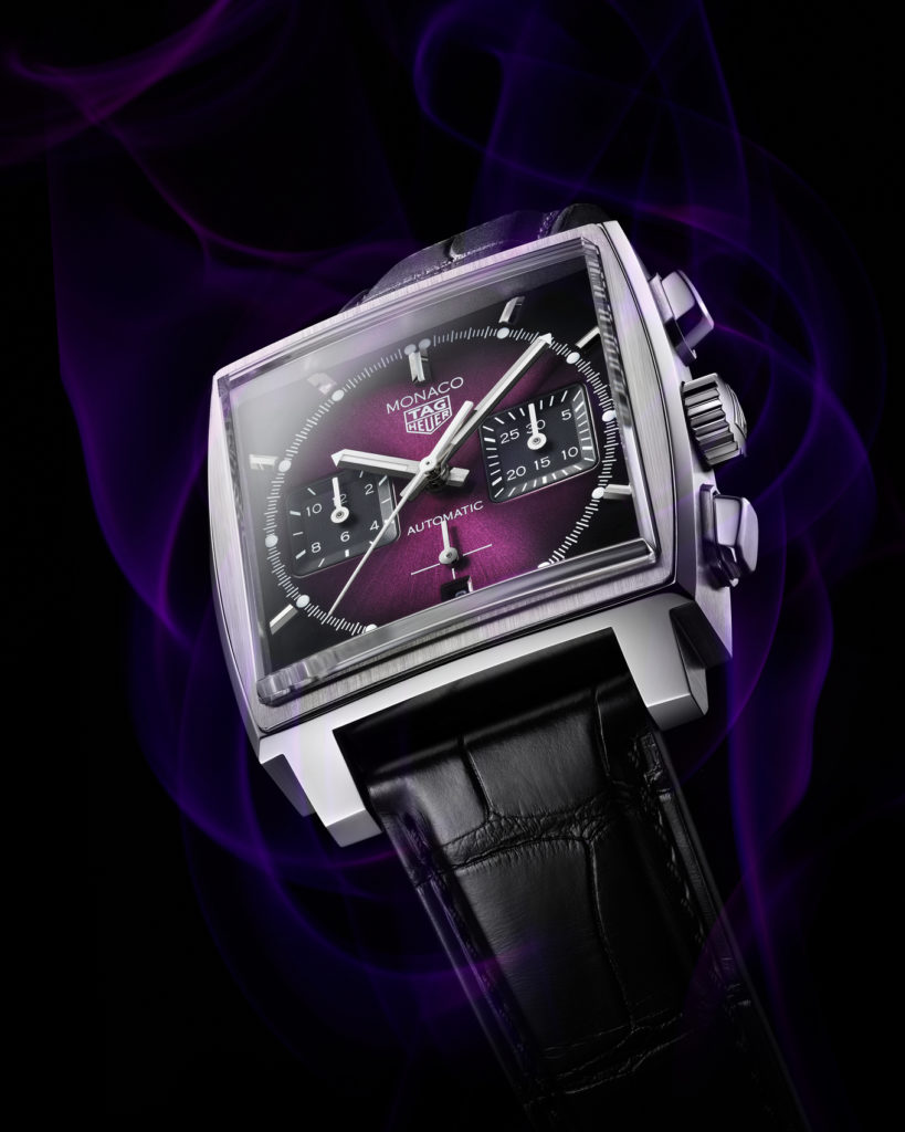 Purplicious: TAG Heuer Replica va su di giri con un bellissimo Monaco colorato